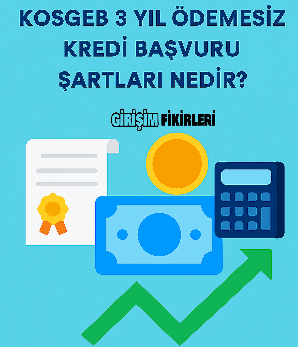 KOSGEB 3 Yıl Ödemesiz Kredi Şartları Nelerdir?