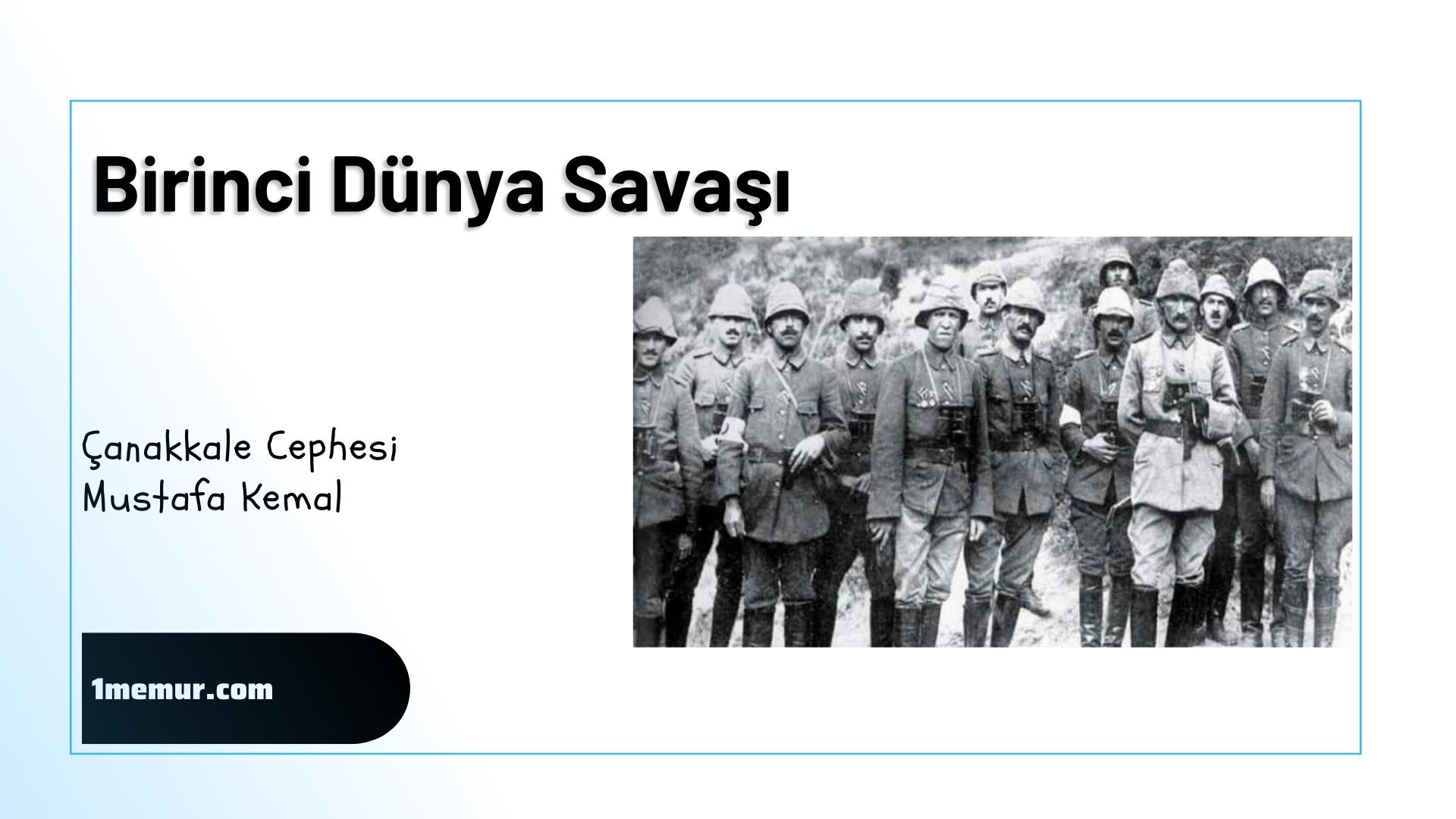 Canakkale cephesi mustafa kemal