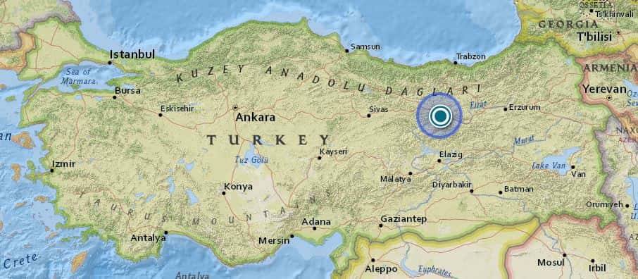 erzincan depremi harita