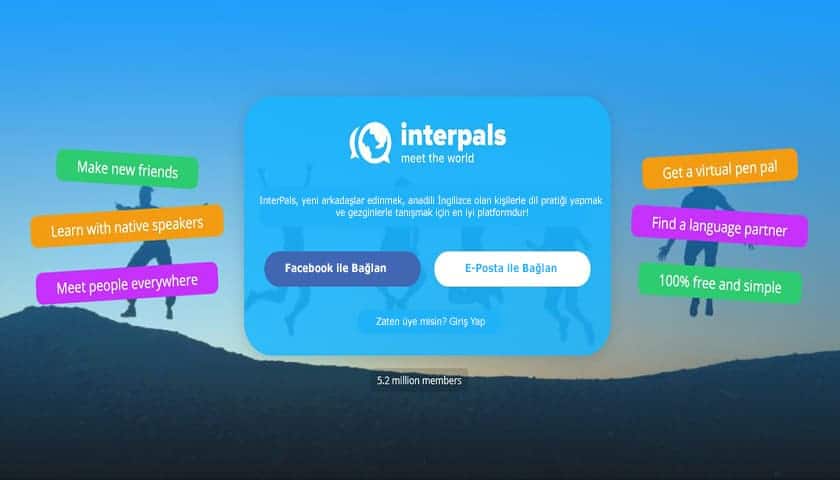 Interpals Uygulaması