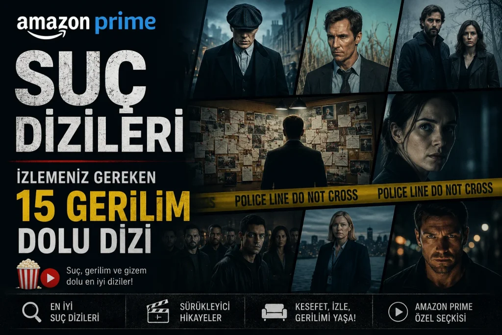 Amazon Prime Suç Dizileri: İzlemeniz Gereken 15 Gerilim Dolu Dizi